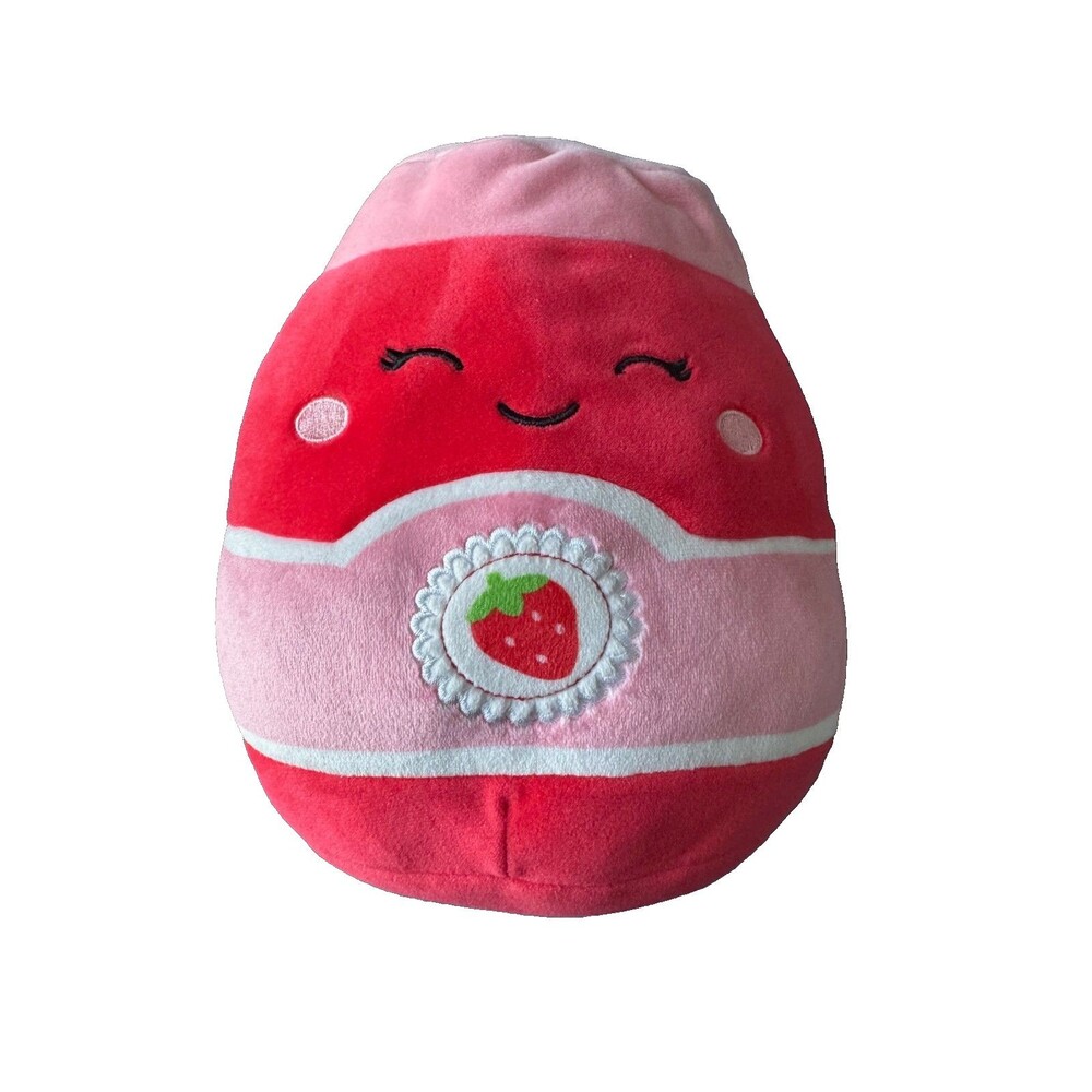 Squishmallow Janna Strawberry Jam 7.5" Plush Foodie Squad Kellytoy Toy Soft Cute